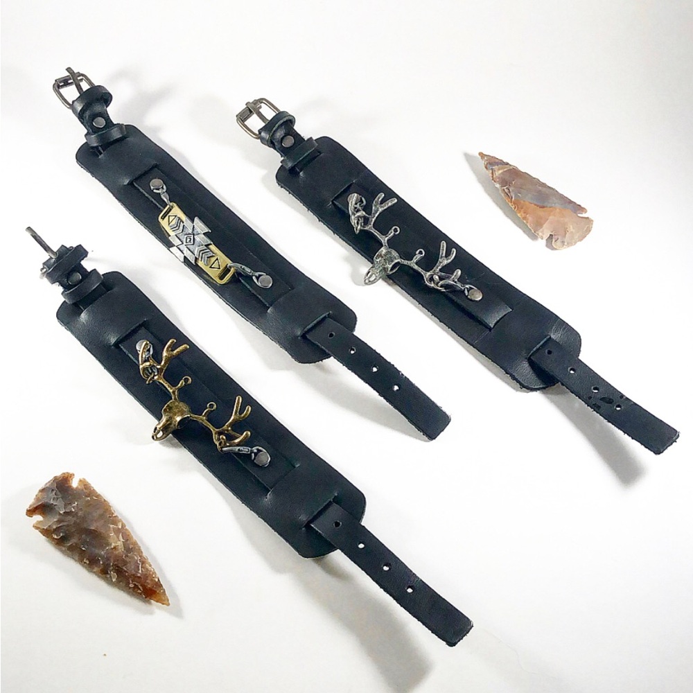 Tribal Leather Bracelets